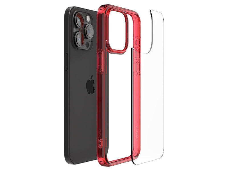 Spigen Ultra Hybrid - deep red - iPhone 15 Pro