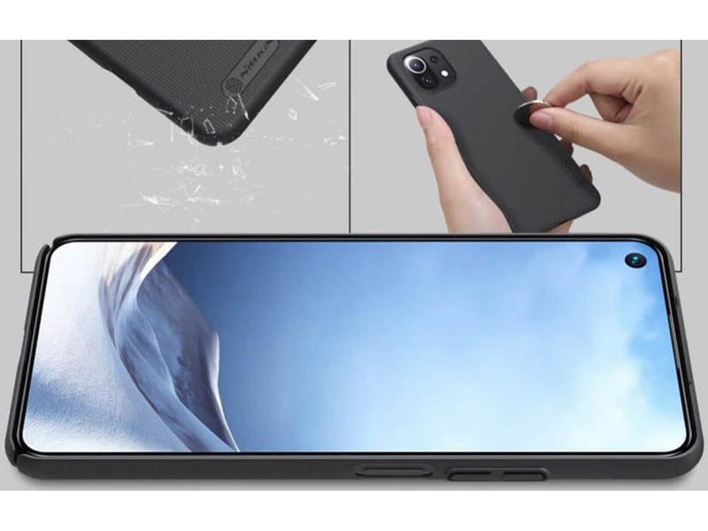 Nillkin Super Frosted Shield case for Xiaomi 11 Lite 4G/5G (black)