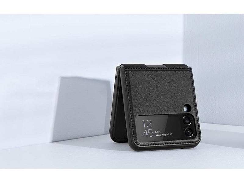 Nillkin Case  Qin Leather Pro for SAMSUNG Z Flip 4 5G (black)