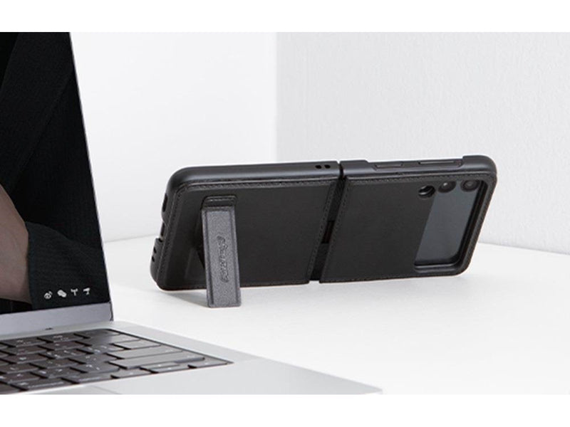 Nillkin Case  Qin Leather Pro for SAMSUNG Z Flip 4 5G (black)