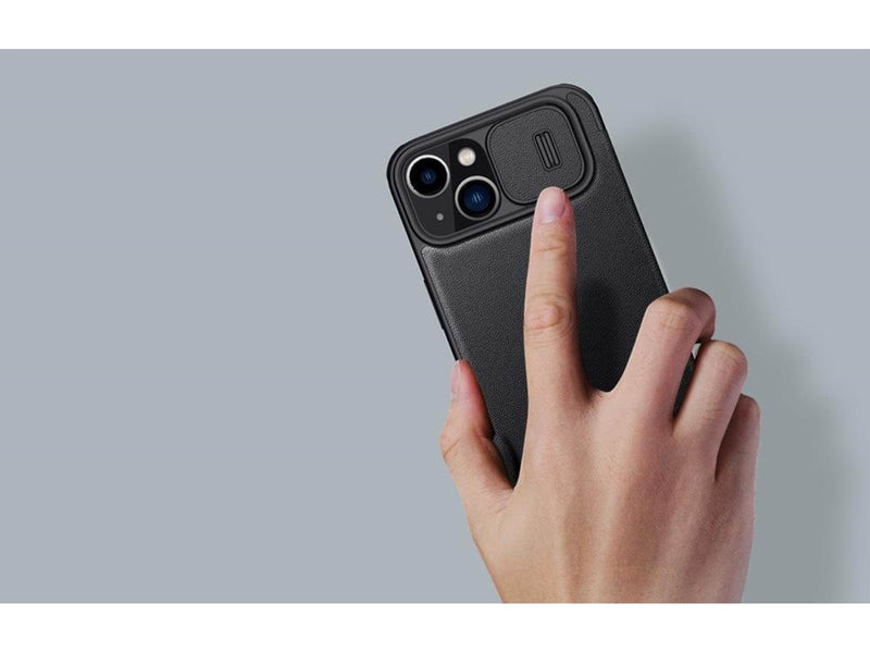 Nillkin Case  Qin Pro Leather for iPhone 14 Plus (Black)