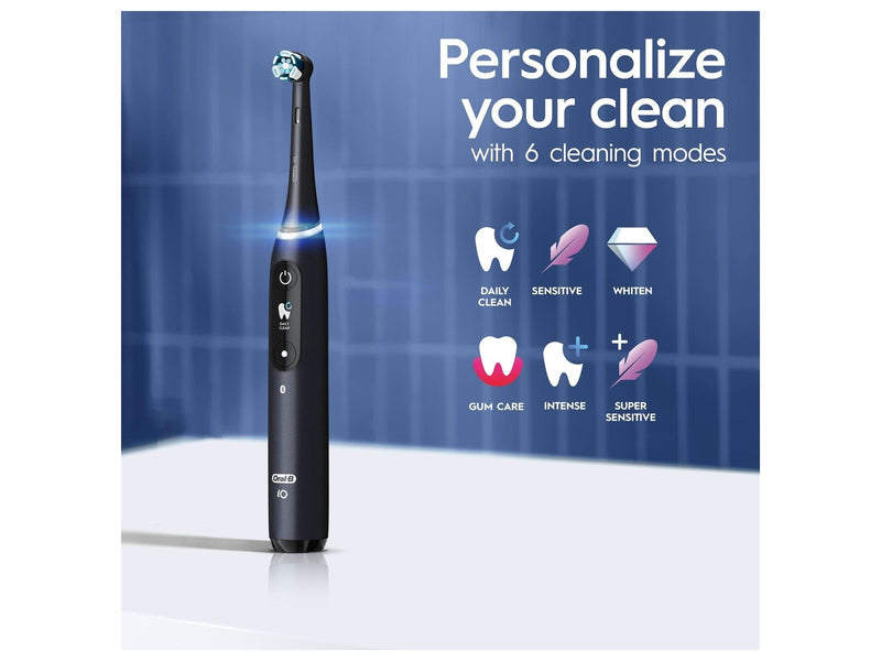 Oral-B Elektrische Zahnbürste iO8 Duo White Alabaster / Black Onyx
