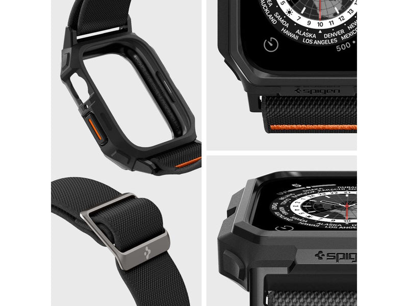 Spigen Lite Fit Pro - matte black - Apple Watch 45mm/44mm