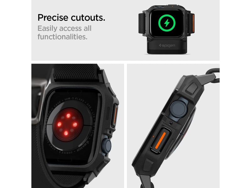 Spigen Lite Fit Pro - matte black - Apple Watch 45mm/44mm
