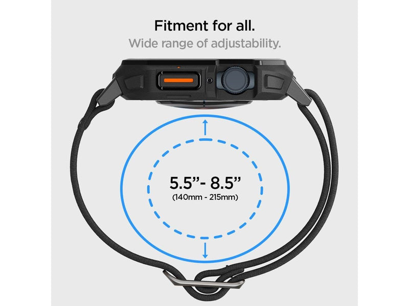 Spigen Lite Fit Pro - matte black - Apple Watch 45mm/44mm