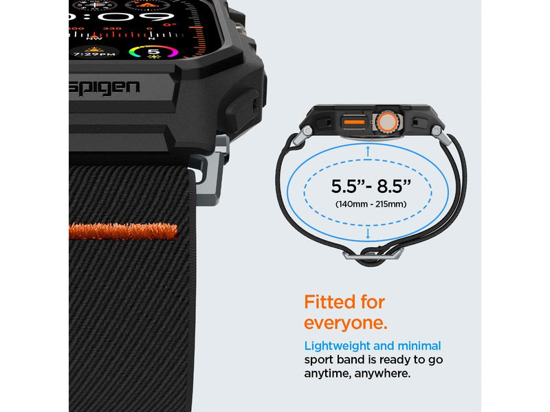 Spigen Lite Fit Pro - matte black - Apple Watch Ultra 2/1 49mm