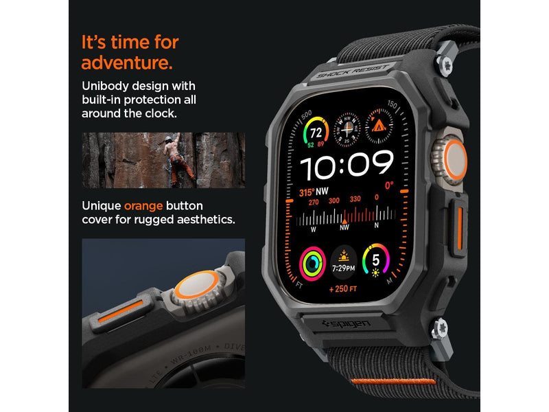 Spigen Lite Fit Pro - matte black - Apple Watch Ultra 2/1 49mm