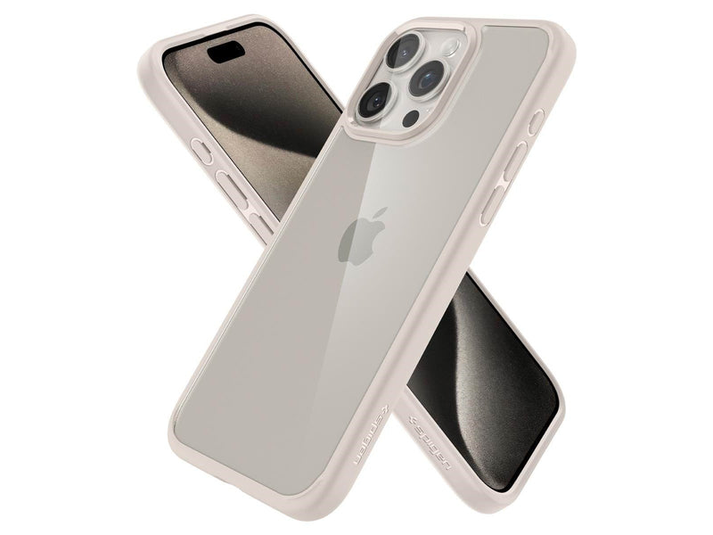 Spigen Ultra Hybrid - titanium - iPhone 15 Pro