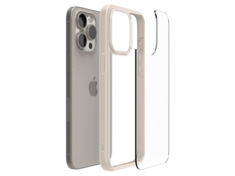 Spigen Ultra Hybrid - titanium - iPhone 15 Pro