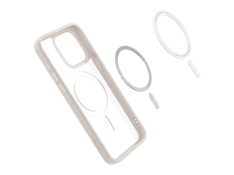 Spigen Ultra Hybrid MagSafe - frost titanium - iPhone 15 Pro