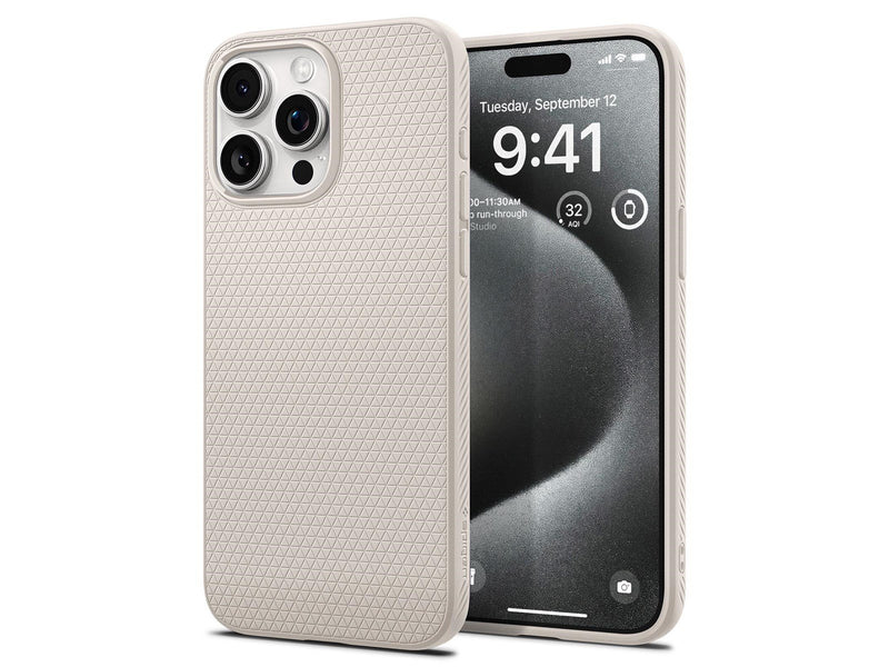 Spigen Liquid Air - titanium - iPhone 15 Pro