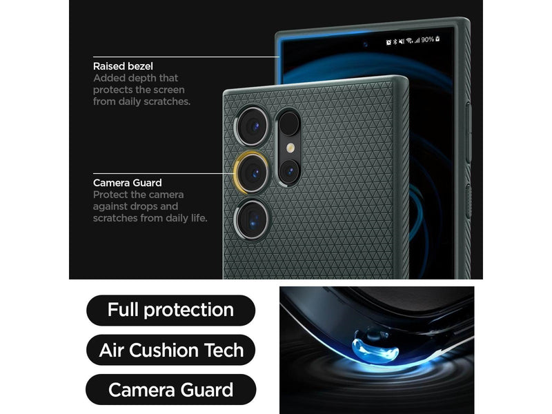 Spigen Liquid Air - abyss green - Samsung Galaxy S24 Ultra