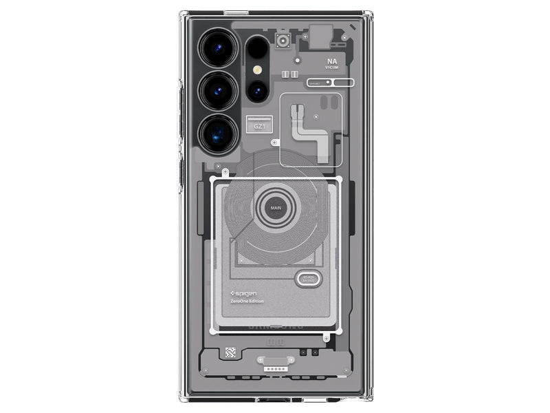 Spigen Ultra Hybrid - zero one white - Samsung Galaxy S24 Ultra