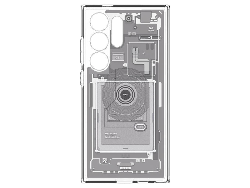 Spigen Ultra Hybrid - zero one white - Samsung Galaxy S24 Ultra