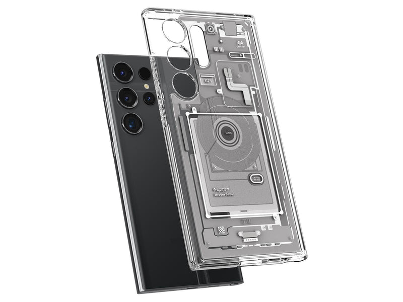 Spigen Ultra Hybrid - zero one white - Samsung Galaxy S24 Ultra