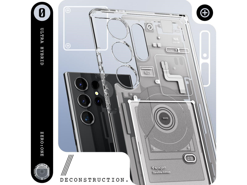 Spigen Ultra Hybrid - zero one white - Samsung Galaxy S24 Ultra