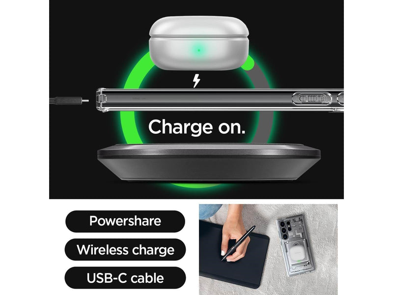 Spigen Ultra Hybrid - zero one white - Samsung Galaxy S24 Ultra