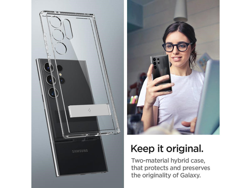 Spigen Ultra Hybrid S - crystal clear - Samsung Galaxy S24 Ultra