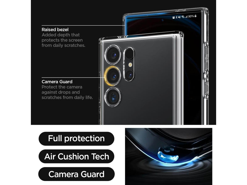 Spigen Ultra Hybrid S - crystal clear - Samsung Galaxy S24 Ultra