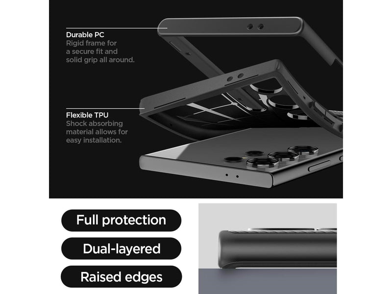 Spigen Neo Hybrid - black - Samsung Galaxy S24 Ultra