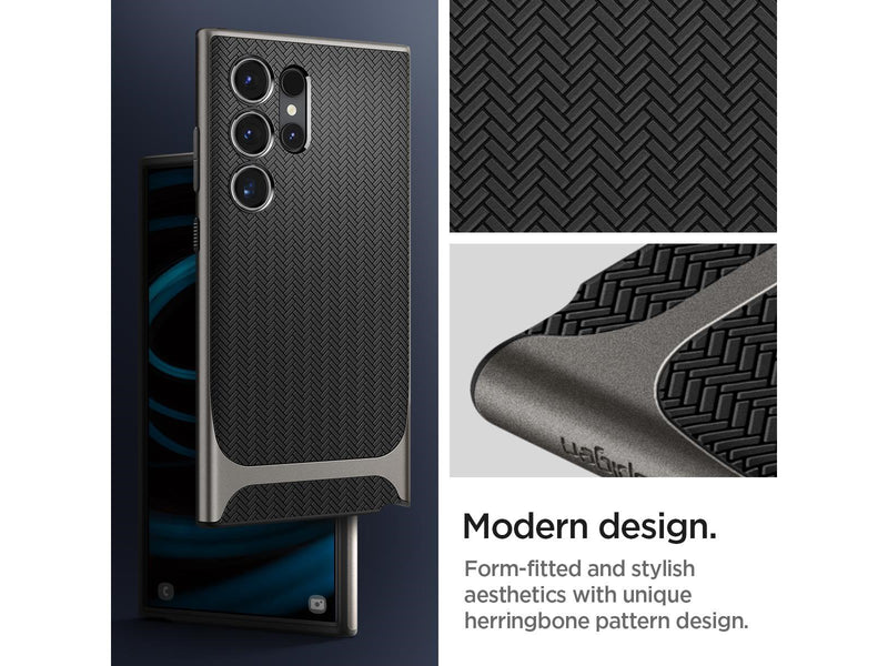 Spigen Neo Hybrid - gunmetal - Samsung Galaxy S24 Ultra