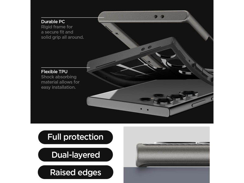 Spigen Neo Hybrid - gunmetal - Samsung Galaxy S24 Ultra