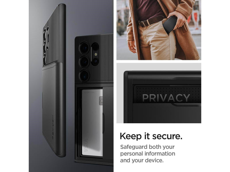 Spigen Slim Armor CS - black - Samsung Galaxy S24 Ultra