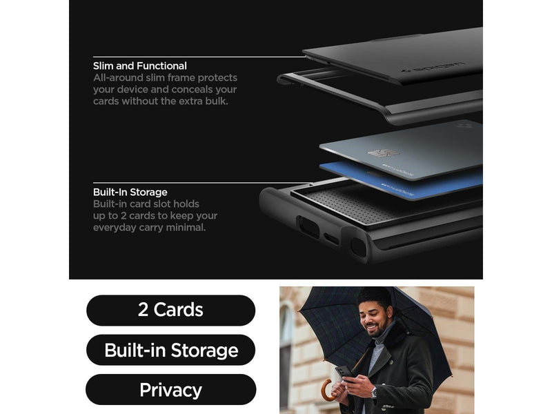 Spigen Slim Armor CS - black - Samsung Galaxy S24 Ultra