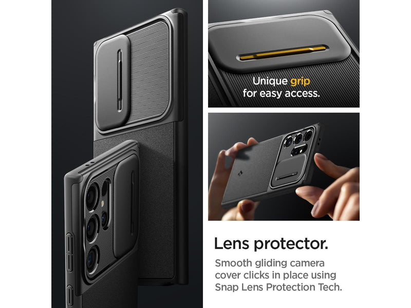 Spigen Optik Armor - black - Samsung Galaxy S24 Ultra