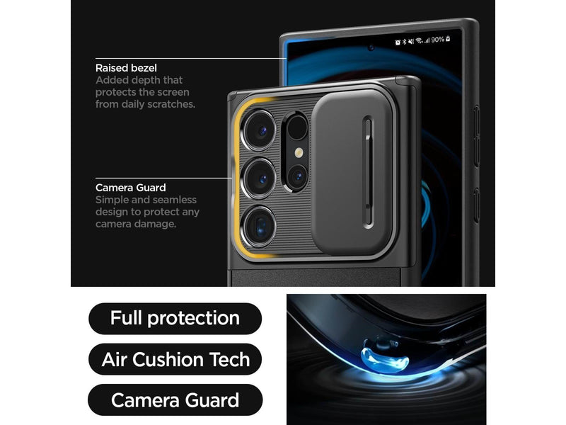 Spigen Optik Armor - black - Samsung Galaxy S24 Ultra