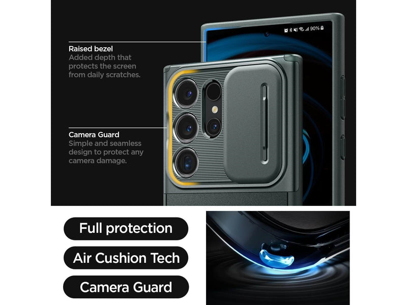 Spigen Optik Armor - abyss green - Samsung Galaxy S24 Ultra