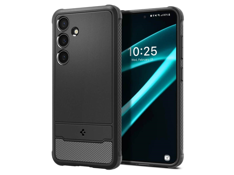 Spigen Rugged Armor - matte black - Samsung Galaxy S24