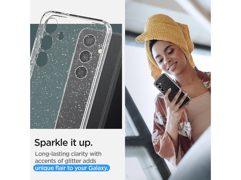 Spigen Liquid Crystal Glitter - crystal quartz - Samsung Galaxy S24+