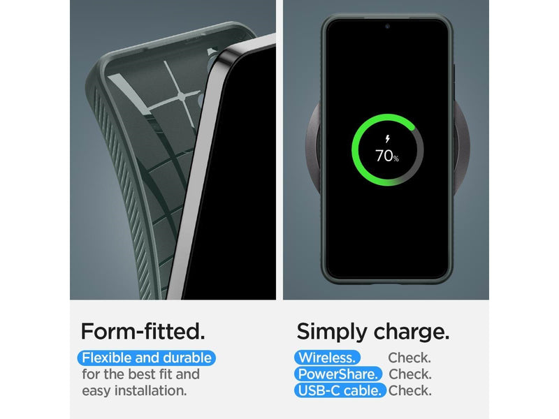 Spigen Liquid Air - abyss green - Samsung Galaxy S24+