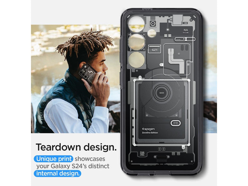 Spigen Ultra Hybrid - zero one - Samsung Galaxy S24