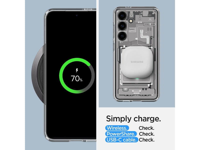 Spigen Ultra Hybrid - zero one white - Samsung Galaxy S24