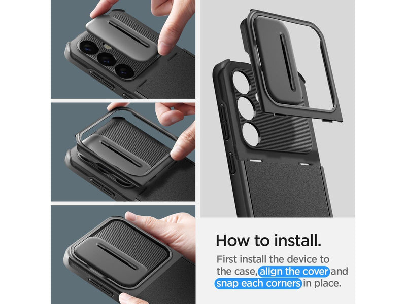 Spigen Optik Armor - black - Samsung Galaxy S24