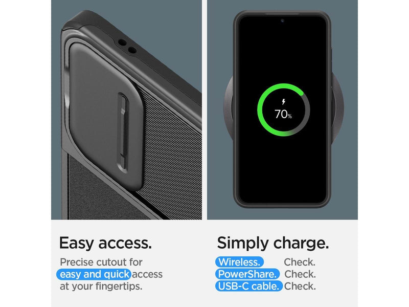 Spigen Optik Armor - black - Samsung Galaxy S24