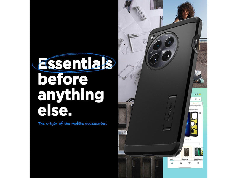 Spigen Tough Armor - black - OnePlus 12