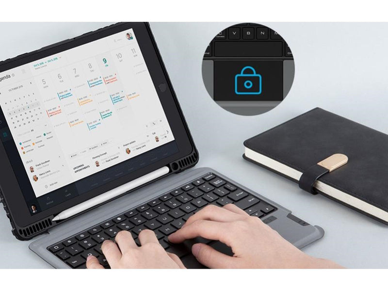Nillkin case with keyboard for Ipad 10.2 " (Black)