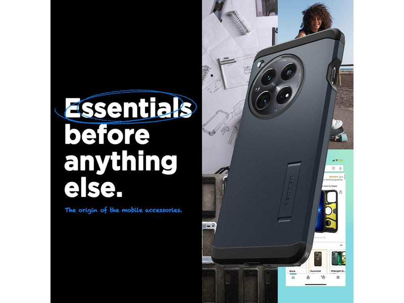 Spigen Tough Armor - metal slate - OnePlus 12