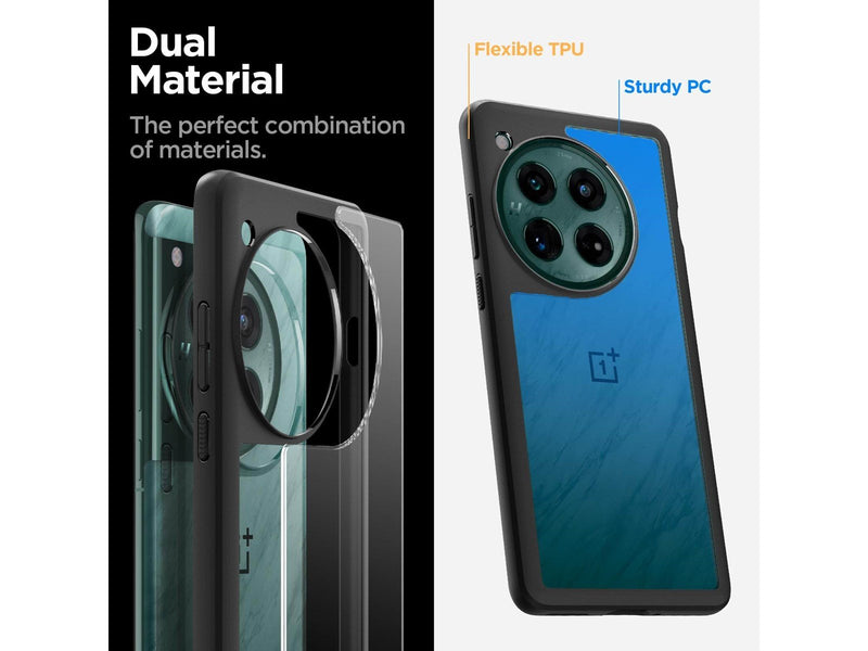 Spigen Ultra Hybrid - matte black - OnePlus 12