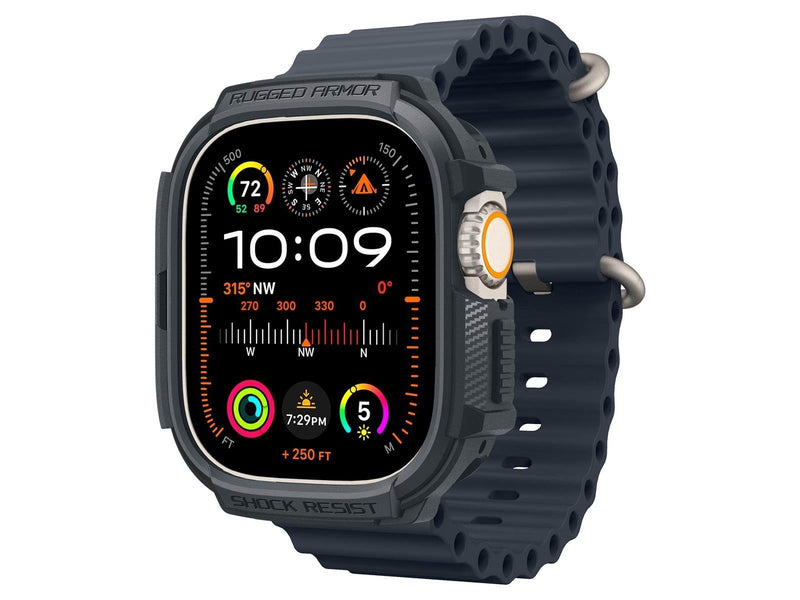 Spigen Rugged Armor - dark gray - Apple Watch Ultra 2/1 49mm