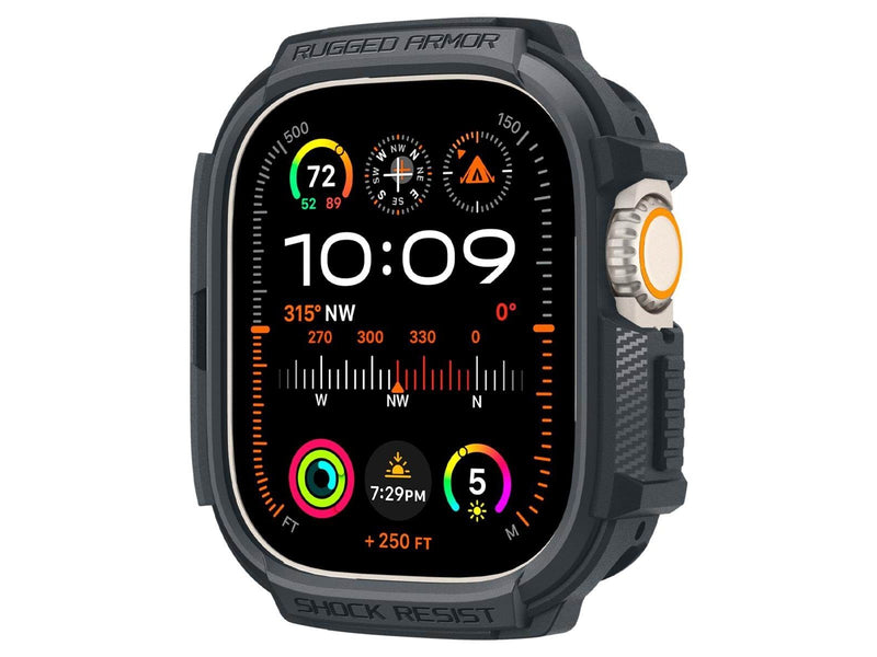 Spigen Rugged Armor - dark gray - Apple Watch Ultra 2/1 49mm