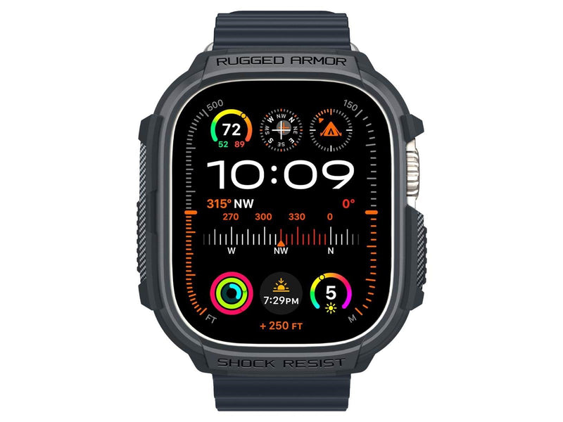 Spigen Rugged Armor - dark gray - Apple Watch Ultra 2/1 49mm