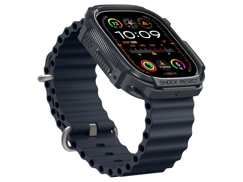 Spigen Rugged Armor - dark gray - Apple Watch Ultra 2/1 49mm