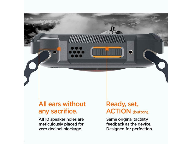 Spigen Rugged Armor - dark gray - Apple Watch Ultra 2/1 49mm