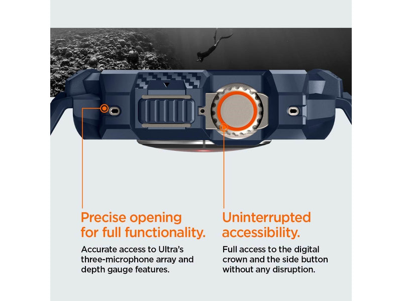 Spigen Rugged Armor Pro - navy blue - Apple Watch Ultra 2/1 49mm