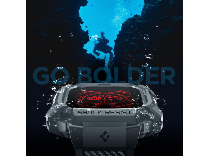 Spigen Rugged Armor Pro - dark gray - Apple Watch Ultra 2/1 49mm