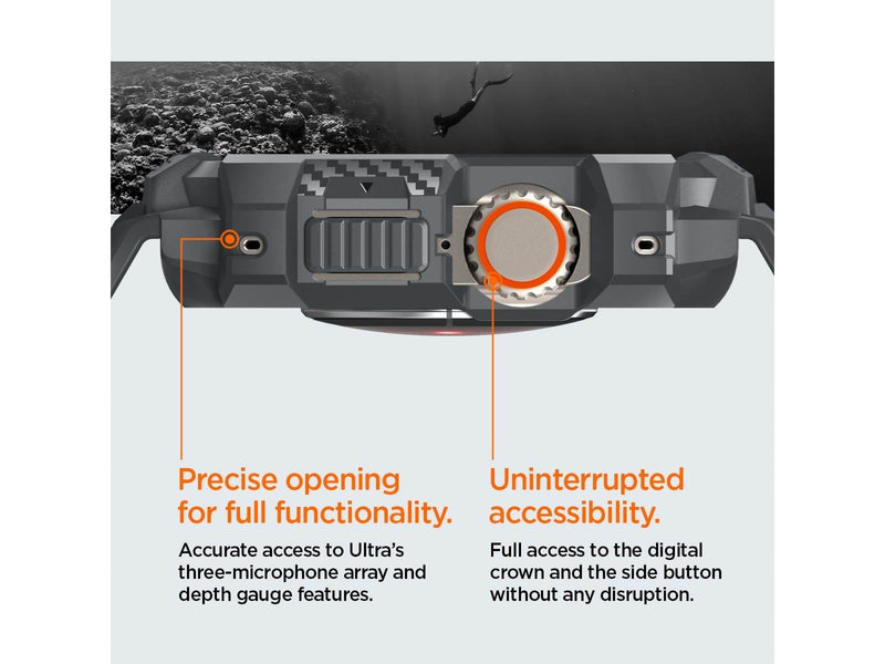 Spigen Rugged Armor Pro - dark gray - Apple Watch Ultra 2/1 49mm